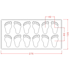 Feet   Chocolate   Mould   No:   635