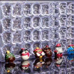 Assorted   Christmas   Praline   Chocolate   Mould   No:   634