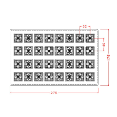 Kare Spesiyal Çikolata Kalıbı No: 621