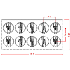 Yuvarlak Spesiyal Çikolata Kalıbı No: 619
