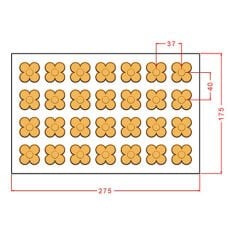 Clover Praline Chocolate Mould No: 1167