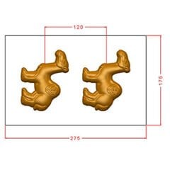 Big Camel Chocolate Mould No: 1169