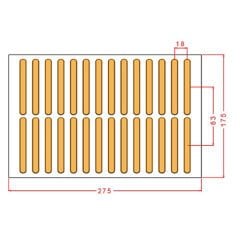 Mini Bar Chocolate Mould No: 1171