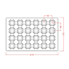 Fantasy   Praline   Chocolate   Mould   No:   614