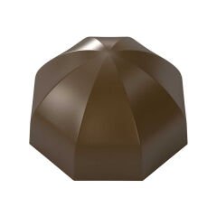 Domed   Hexagon   Praline   Chocolate   Mould   No:   608