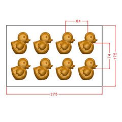Duck Chocolate Mould No: 1177