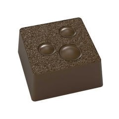 Square   With   Texture   Chocolate   Mould   No:   605