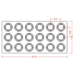 İki Katlı Yuvarlak Spesiyal Çikolata Kalıbı No: 604