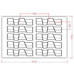 Bar   Chocolate   Mould   No:   603