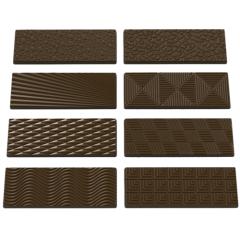 Karışık Desenli Mini Tabletler Çikolata Kalıbı No: 1182