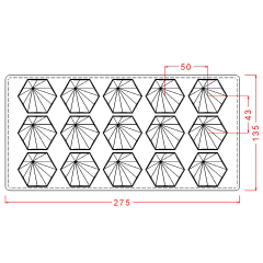 Caraques   Chocolate   Mould   No:   601
