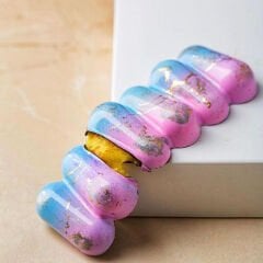 6 Tepeli Bar Çikolata Kalıbı No: 600