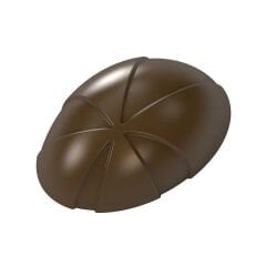 Oval   Praline   With   Design   Chocolate   Mould   No:   599