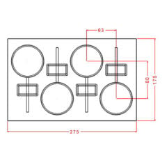 Round Lollypop Chocolate Mould No: 1187