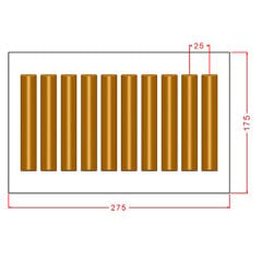 Bar Chocolate Mould No: 1192