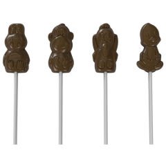 Karışık Hayvanlı Lolipop Çikolata Kalıbı No: 591