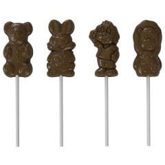 Assorted   Lollypop   Animals   Chocolate   Mould   No:   588