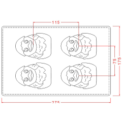 Chick   Chocolate   Mould   No:   586