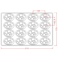 Praline   With   Hazelnuts   Chocolate   Mould   No:   585