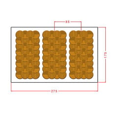 Scaled Tablet Chocolate Mould No: 1210