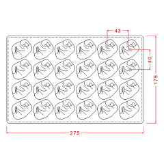 Roche   Praline   Chocolate   Mould   No:   564