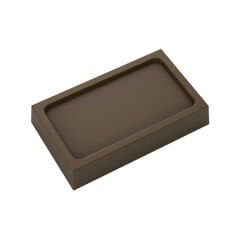 Rectangle   Praline   With   Boarder   Chocolate   Mould   No:   557