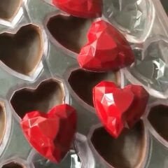 Geometric Heart Praline Chocolate Mould No: 545