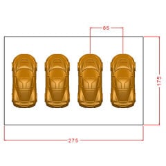 Car Chocolate Mould No: 1218