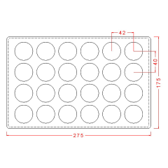 Dome Chocolate Mould No: 541