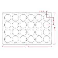 Hemispheres   &   Domes   Chocolate   Mould   No:   538
