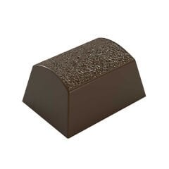 Rectangular   Praline   With   Texture   Chocolate   Mould   No:   531