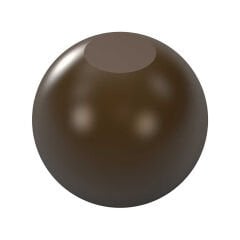 Sphere   Mold   –   Smooth   Open   Top   Double   Magnetic   Chocolate   Mould   (1.02″)   No:   529