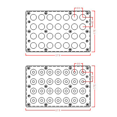 Sphere   Mold   –   Smooth   Open   Top   Double   Magnetic   Chocolate   Mould   (1.02″)   No:   529