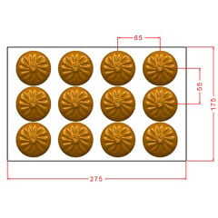 Dumpling-Çin Mantısı Çikolata Kalıbı No: 1236