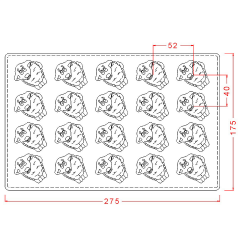 Sheep   Chocolate   Mould   No:   515
