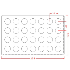 Hemisphere   &   Domes   Chocolate   Mould   No:   513