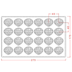 Chestnut   Chocolate   Mould   No:   511