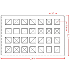 Kare Spesiyal Çikolata Kalıbı No: 510
