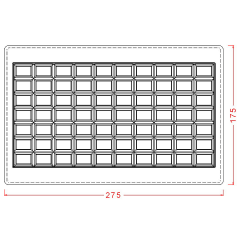400 gr. Tablet Çikolata Kalıbı No: 509