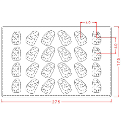 Dates   Chocolate   Mould   No:   508