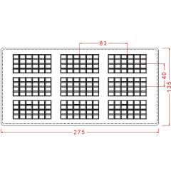 24 Gözlü Tablet Çikolata Kalıbı No: 505