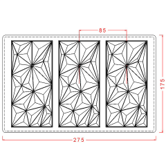 Üçgenli Tablet Çikolata Kalıbı No: 504