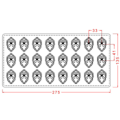 Fantasy   Praline   Chocolate   Mould   No:   503