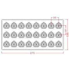 Fantasy   Praline   Chocolate   Mould   No:   502