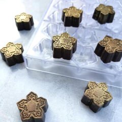 Snowflake   Praline   Chocolate   Mould   No:   499