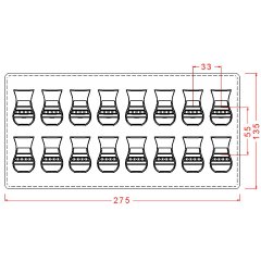 Tea   Glass   Chocolate   Mould   No:   496