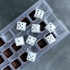 Square   Praline   Chocolate   Mould   No:   490