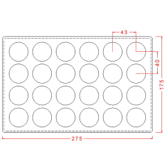 Dome   Praline   Chocolate   Mould   No:   488