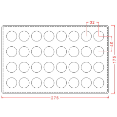 Dome   Praline   Chocolate   Mould   No:   487