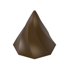 Swirl   Geometric   Cone   Praline   Chocolate   Mould   No:   480